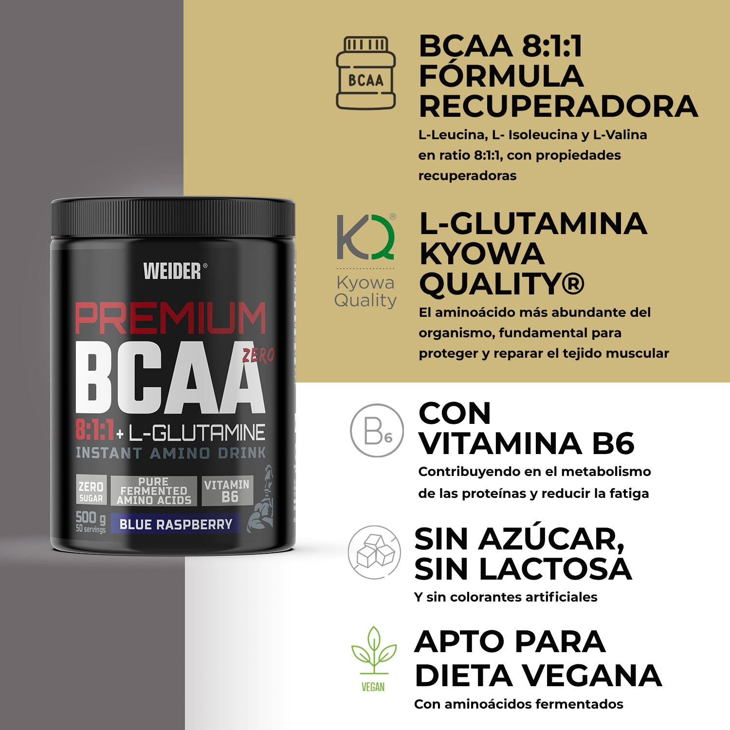 Premium BCAA 8:1:1 + L-GLUTAMINE