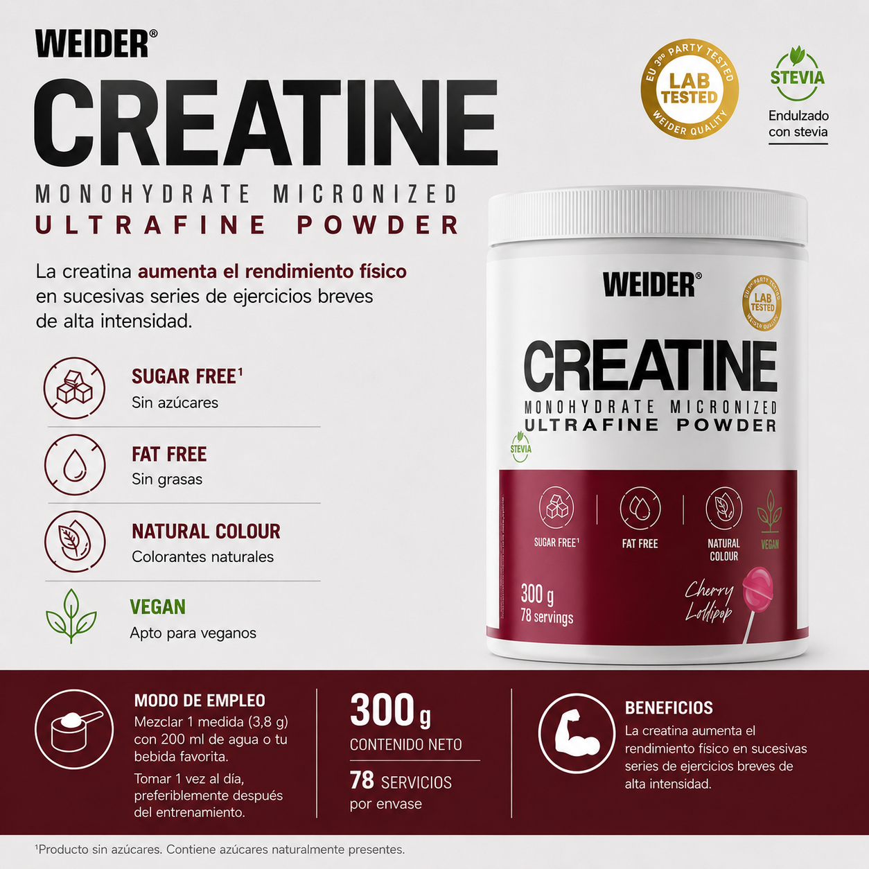 Creatine Monohydrate Lollipop