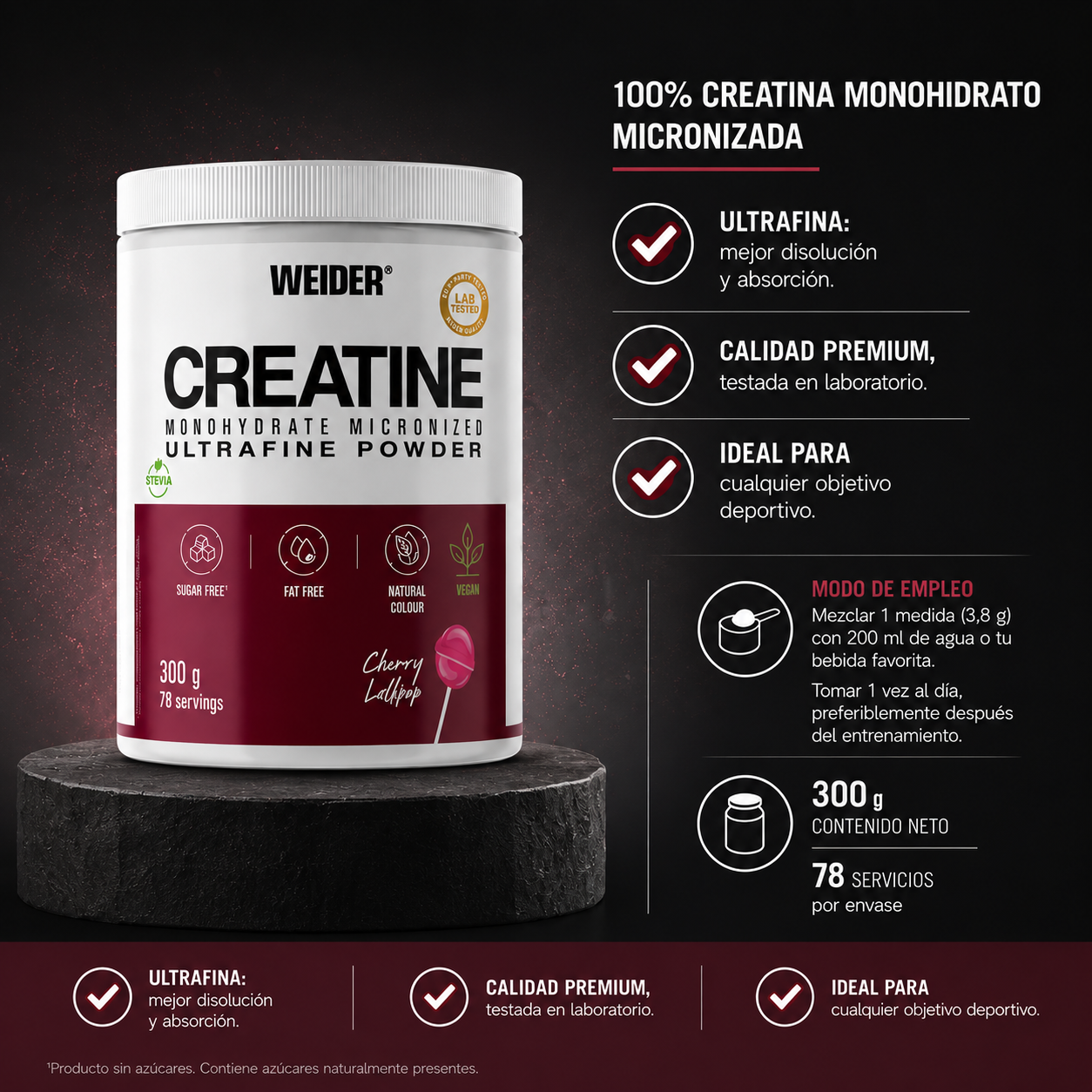 Creatine Monohydrate Lollipop