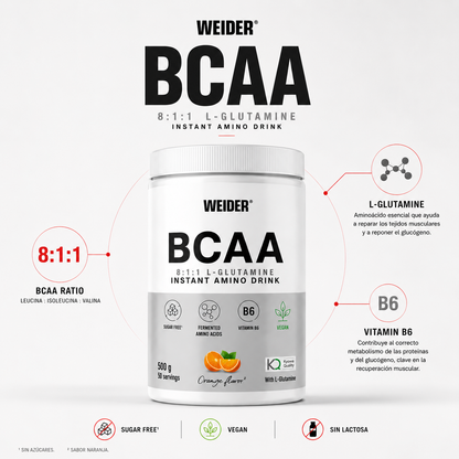 Premium BCAA 8:1:1 + L-GLUTAMINA