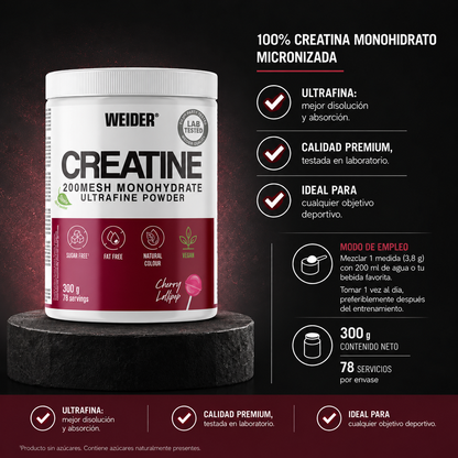 Micronized Creatine Monohydrate Lollipop