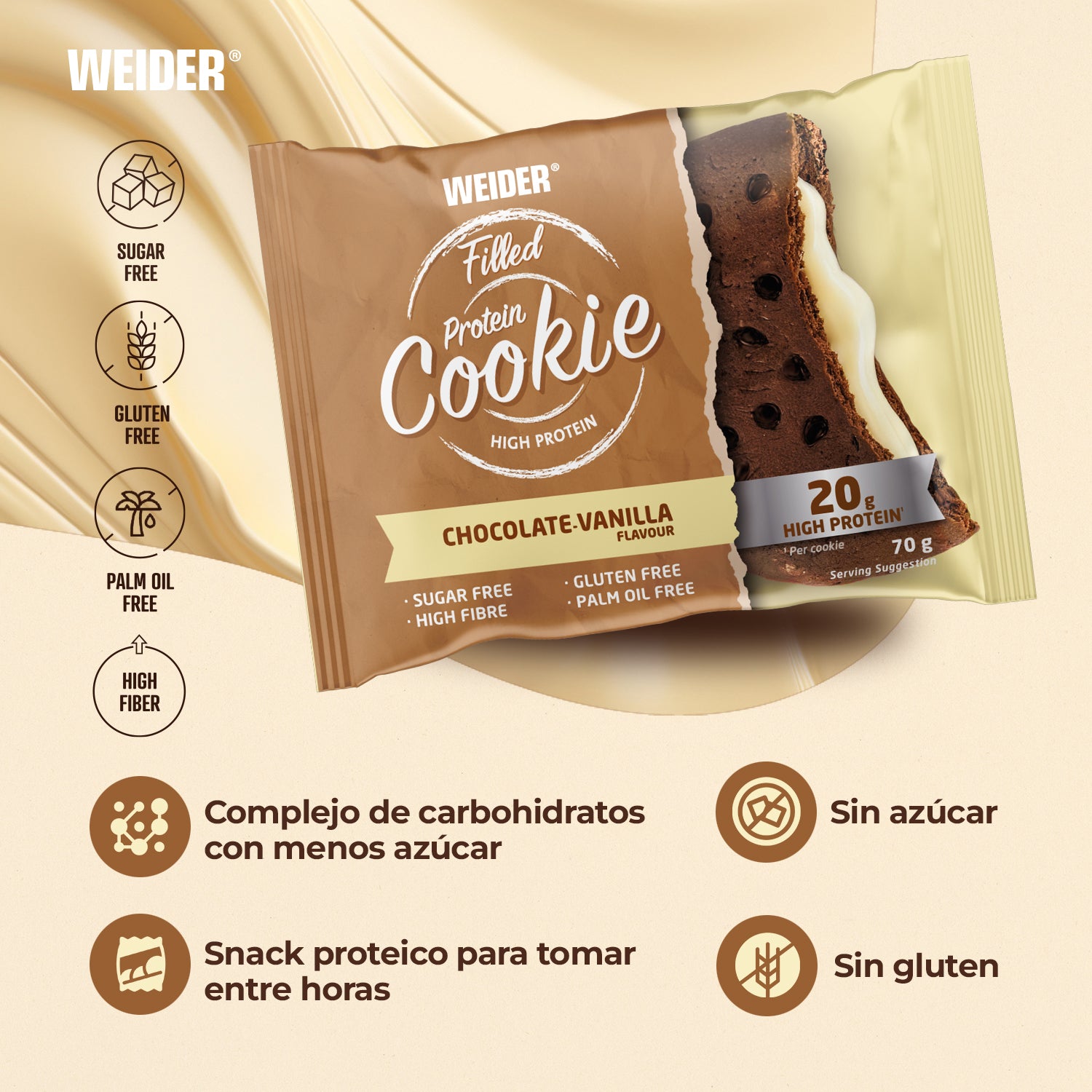 Filled Protein Cookie
