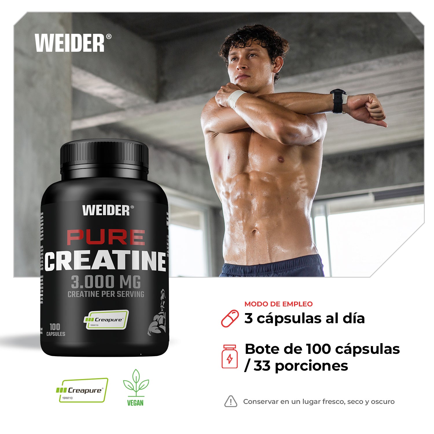 Pure Creatine Caps Creapure